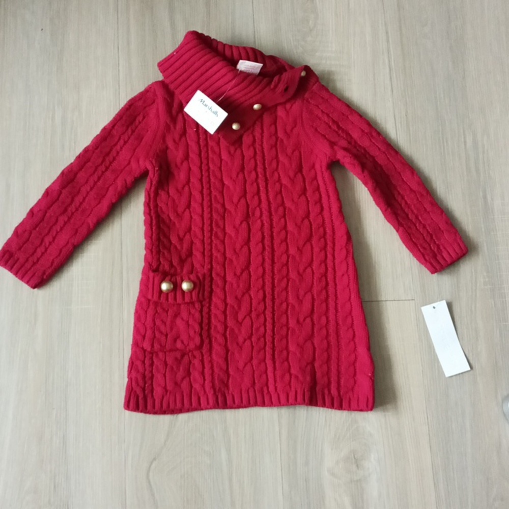 New baby sweater dress 12 months